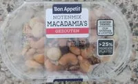Mängden socker i Notenmix macadamia's