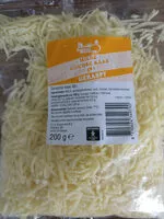 Mängden socker i milde goudse kaas geraspt