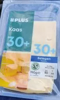 Mängden socker i Kaas 30+ belegen