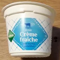 Mängden socker i Demi crème fraîche