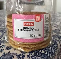 Mängden socker i Honing Stroppwafels
