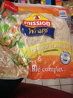 Mängden socker i Mission wrap