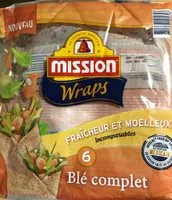 Mängden socker i Galettes au blé complet