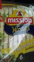 Mängden socker i Wraps Blé Nature Grillé