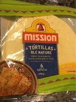 Mängden socker i Tortillas blé