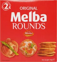 Mängden socker i Meulen Melba Toast Rund