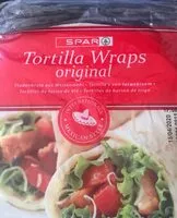 Mängden socker i Tortilla búzalisztből