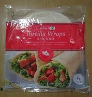 Mängden socker i Tortilla Wraps original