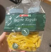 Mängden socker i Penne rigate