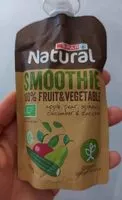 Mängden socker i Smoothie 100% Fruit & Vegetable
