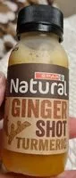 Mängden socker i Natural Ginger Shot Tumeric