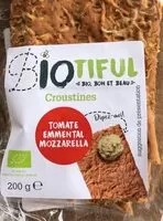 Mängden socker i Croustines tomate emmental mozza