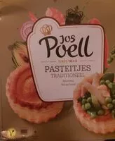 Mängden socker i Bouchées Vol-au-Vent/Pasteitjes traditioneel