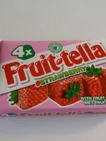 Mängden socker i Fruitella Strawberry 4PK