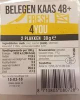 Mängden socker i Belegen Kaas 48+