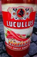 Mängden socker i Salsa chili harissa