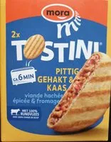 Mängden socker i Tostini pittig gehakt en kaas