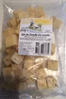 Mängden socker i Dés de Gouda au cumin