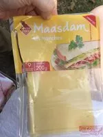 Mängden socker i Maasdam en tranches