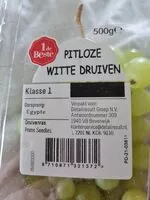 Mängden socker i Pitloze witte druiven
