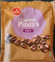 Mängden socker i chocolade pinda's