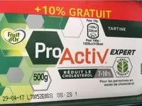 Mängden socker i Margarine Fruit d'Or Pro activ tartine