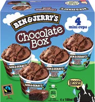 Mängden socker i Ben & Jerry's Glace Mini Pots Chocolat Fudge Brownie x4 400ml
