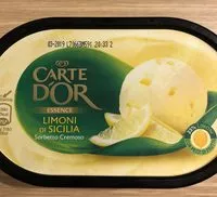 Mängden socker i Carte D'or Sorbet Sicilian Lemon
