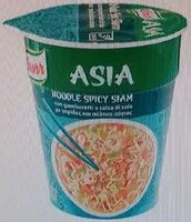 Mängden socker i Noodles spicy siam con gamberetti e salsa di soia