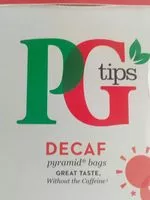 Mängden socker i PG Tips Decaf Pyramid Tea Bags X160