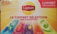 Mängden socker i Lipton Thé Coffret Sélection 50 Sachets
