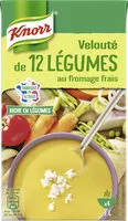 Mängden socker i Knorr Soupe Liquide Velouté de 12 Légumes Fromage Frais 1L