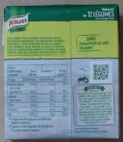 Mängden socker i Knorr Soupe Velouté de 12 Légumes au Fromage Frais 30cl