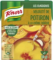 Mängden socker i Velouté Potiron Crème Fraîche
