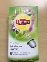 Mängden socker i Lipton Thé Vert Pétales de Jasmin 10 Capsules