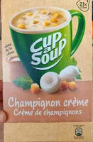 Mängden socker i Champignon crème