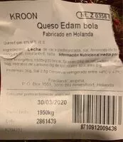 Mängden socker i Queso edam