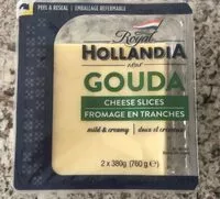 Mängden socker i Gouda cheese slices