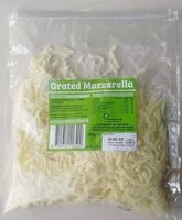 Mängden socker i Grated Mozzarella