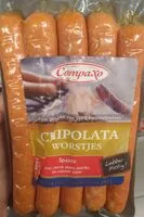 Mängden socker i Chipolata Worstjes