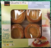 Mängden socker i Coques pour vol-au-vent