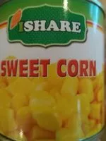 Mängden socker i Sweet corn