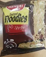Mängden socker i Instant Noodles Shrimps und Beef