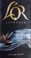 Mängden socker i L'or espresso Fortissimo