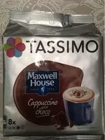 Mängden socker i Tassimo cappuccino goût choco