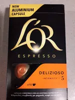 Mängden socker i Café delizioso intensidad compatibles con máquinas nespresso