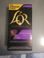 Mängden socker i Café Lungo Profondo intensidad 8 estuche 10 cápsulas