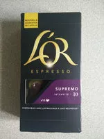Mängden socker i L'Or Espresso Supremo