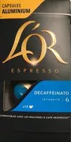 Cafe decafeine en capsules