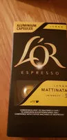 Mängden socker i L'Or Espresso Lungo Mattinata